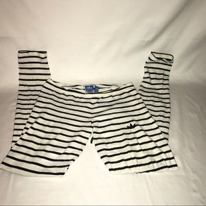 Adidas horizontal stripe Leggins